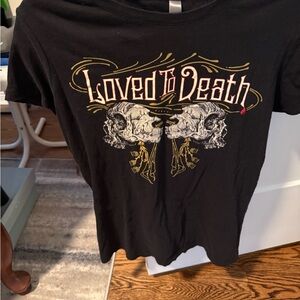 Black Graphic Tee - Short Sleeve